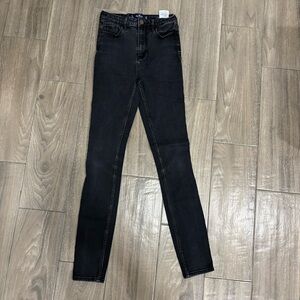 Hollister Black Skinny Jeans Sleek Fit
